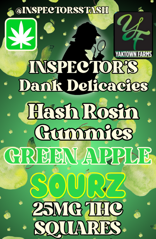 Green Apple SOURZ Gummy Cubes