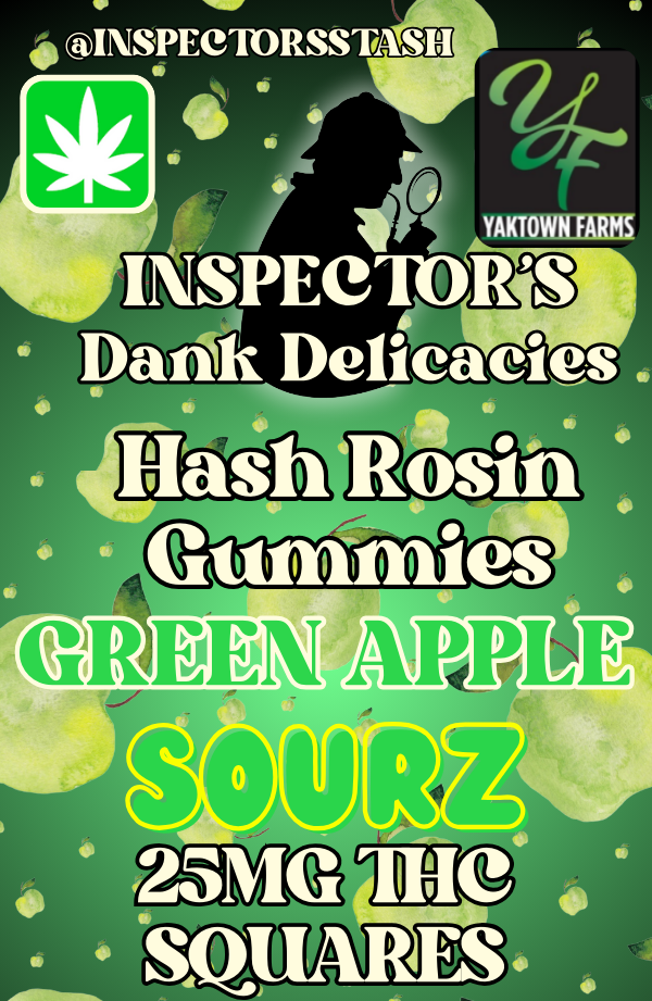 Green Apple SOURZ Gummy Cubes