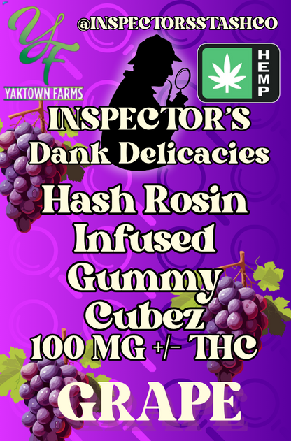 Grape Gummy Cubes