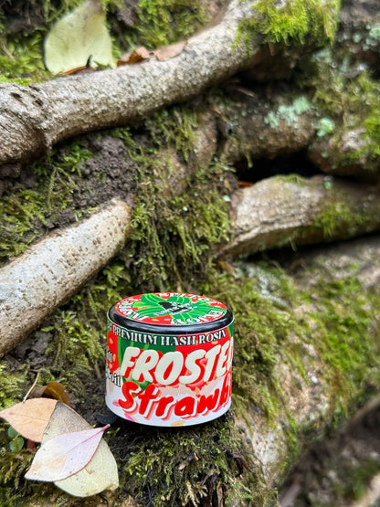 Frosted Strawberries Cold Cure Hash Rosin