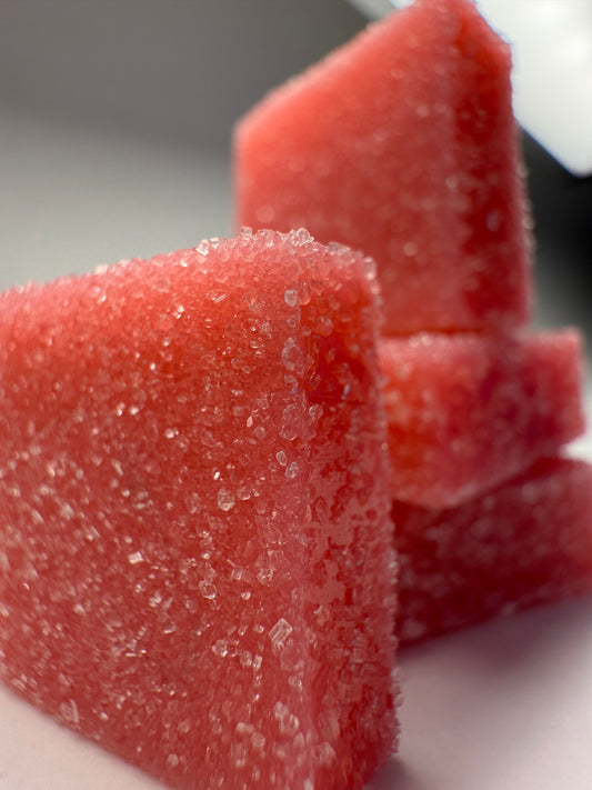 Strawberry Shortcake Gummy Cubes