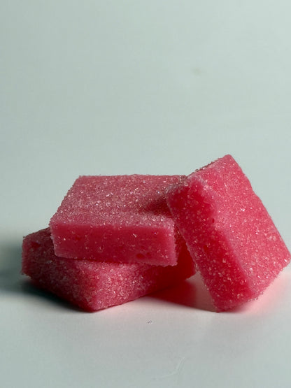 Strawberry Shortcake Gummy Cubes