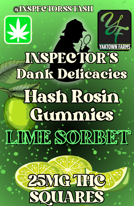 Lime Sorbet Gummy Cubes